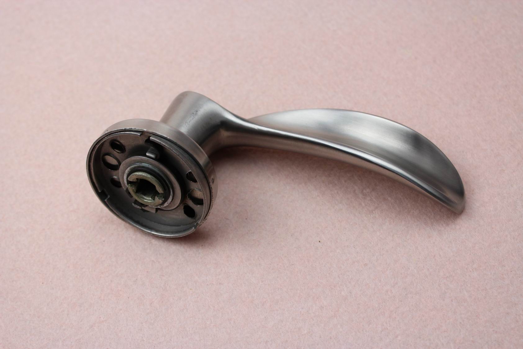 High Quality Polish Solid Stainless Steel Lever Door Handle Made in China